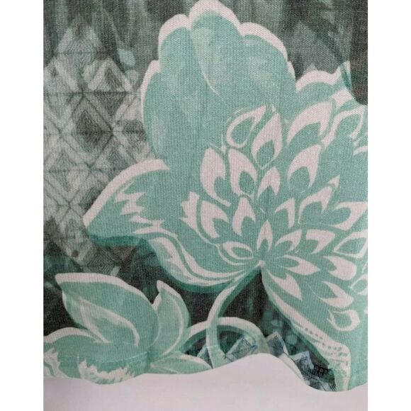 Soft Surroundings Shirt Top Tunic Flower Tie Dye - Picture 10 of 14